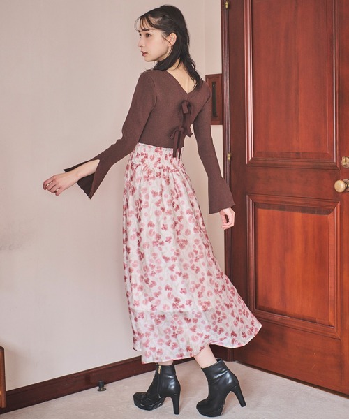 「31 Sons de mode」 ドッキングワンピース 36 ベージュ レディース_画像9