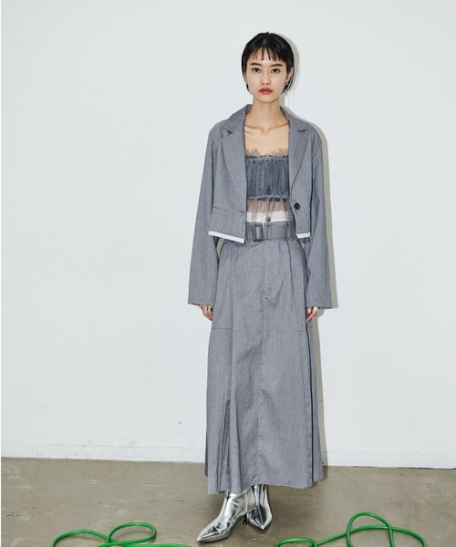 「AIC.」 テーラードジャケット FREE ブラック レディース_画像5