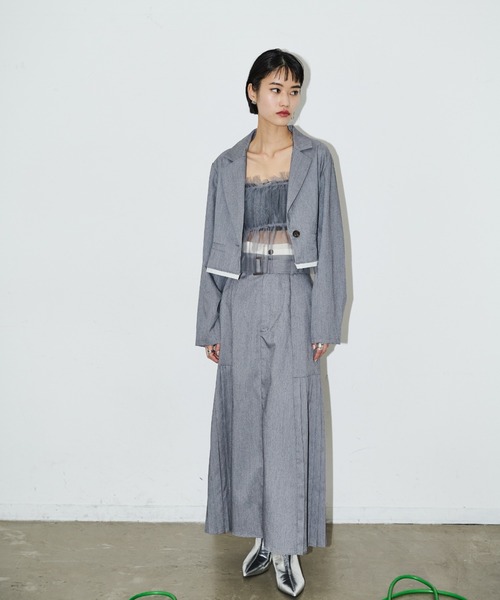 「AIC.」 テーラードジャケット FREE ブラック レディース_画像6