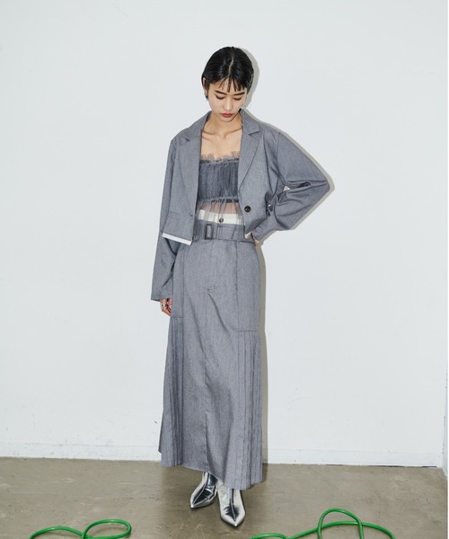 「AIC.」 テーラードジャケット FREE ブラック レディース_画像7