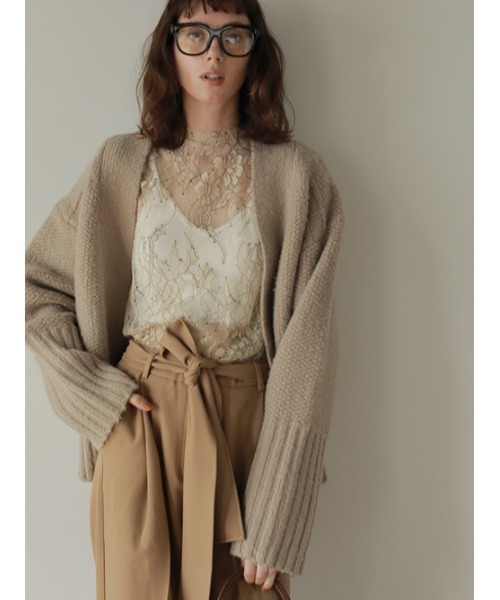 「AMAIL」 カーディガン FREE ブルー レディース_画像2