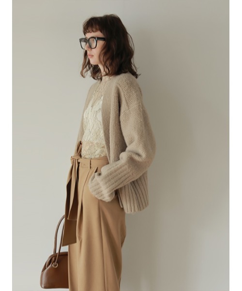 「AMAIL」 カーディガン FREE ブルー レディース_画像3