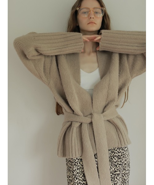 「AMAIL」 カーディガン FREE ブルー レディース_画像4