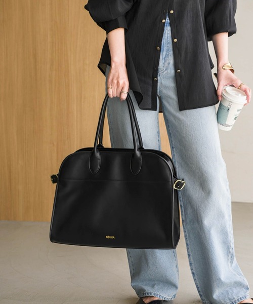 「NEUNA」 トートバッグ FREE ブラック レディース_画像7