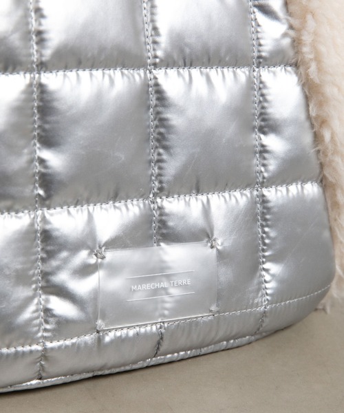 「MARECHAL TERRE」 2WAYバッグ FREE シルバー レディース_画像7