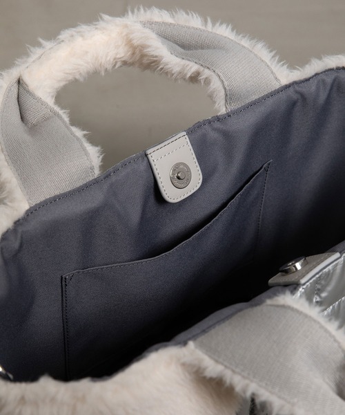 「MARECHAL TERRE」 2WAYバッグ FREE シルバー レディース_画像8