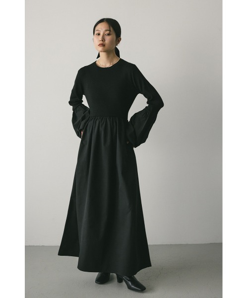 「STYLEMIXER」 長袖ワンピース SMALL ブルー レディース_画像2