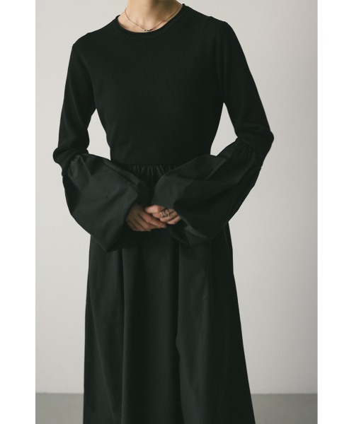 「STYLEMIXER」 長袖ワンピース SMALL ブルー レディース_画像7