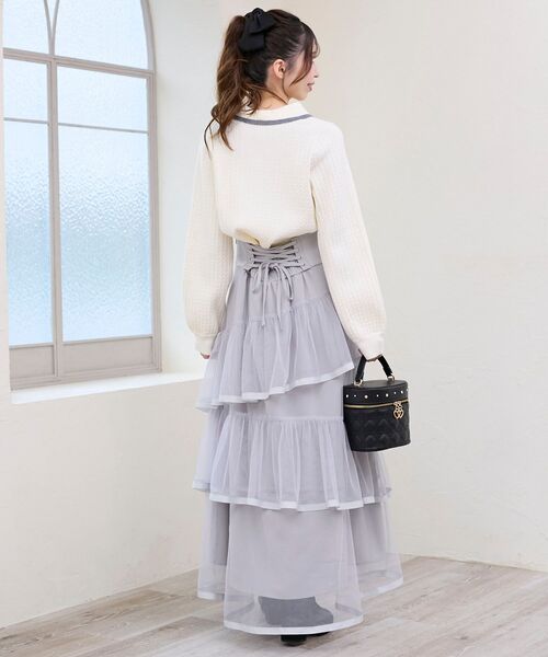 MAJESTIC LEGON（マジェスティックレゴン） ロング スカート バック