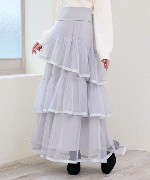 MAJESTIC LEGON（マジェスティックレゴン） ロング スカート バック