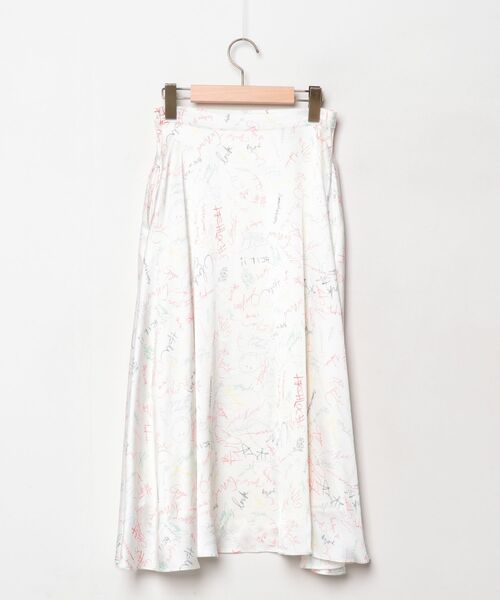 「lilLilly」 フレアスカート 1 ホワイト レディース_画像2