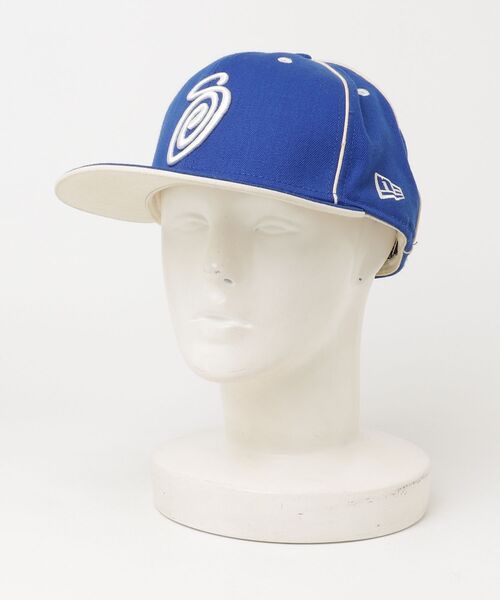 STUSSY（ステューシー） キャップ「NEW ERAコラボ」 7 1/2 ブルー