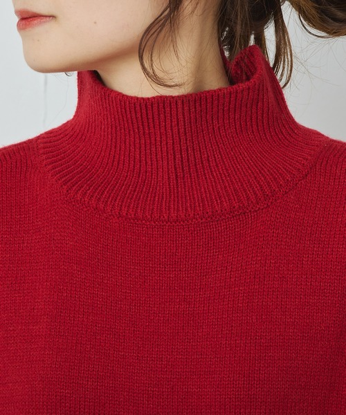 「PUAL CE CIN」 「Du noir」長袖ニット FREE ブルー レディース_画像5