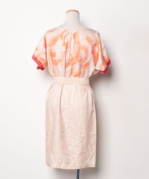 「REBECCA TAYLOR」 半袖ワンピース 2 ピンク レディース_画像2