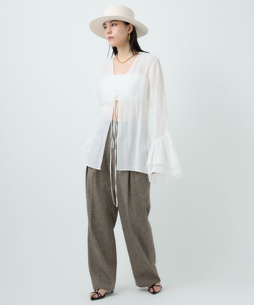 「Chaos」 長袖ブラウス FREE ブラック レディース_画像3