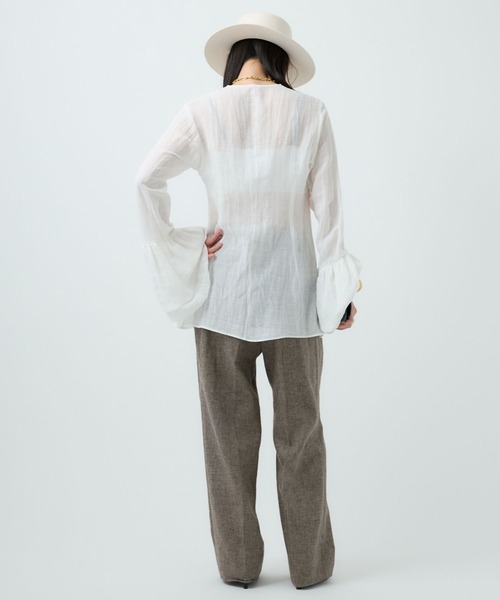 「Chaos」 長袖ブラウス FREE ブラック レディース_画像5