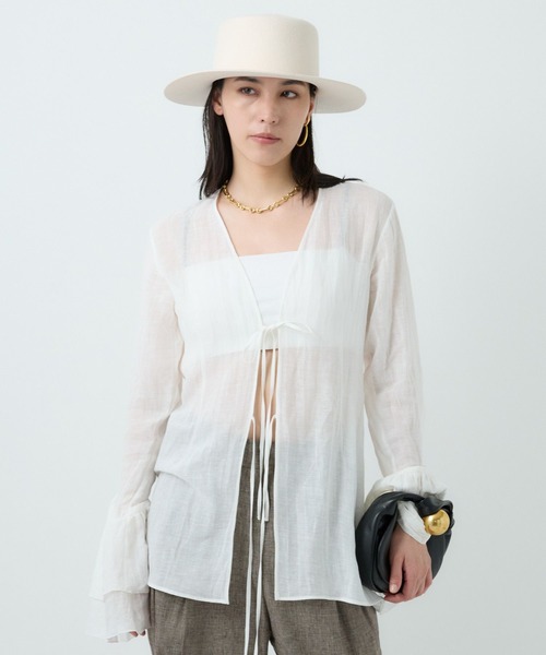 「Chaos」 長袖ブラウス FREE ブラック レディース_画像6