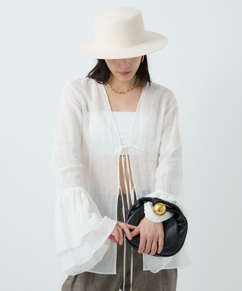 「Chaos」 長袖ブラウス FREE ブラック レディース_画像7