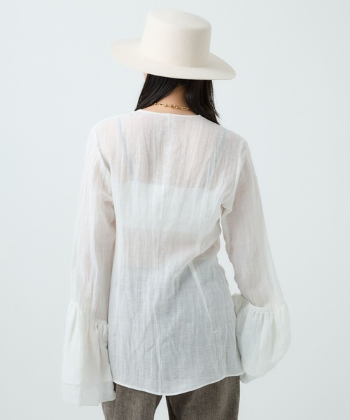 「Chaos」 長袖ブラウス FREE ブラック レディース_画像9