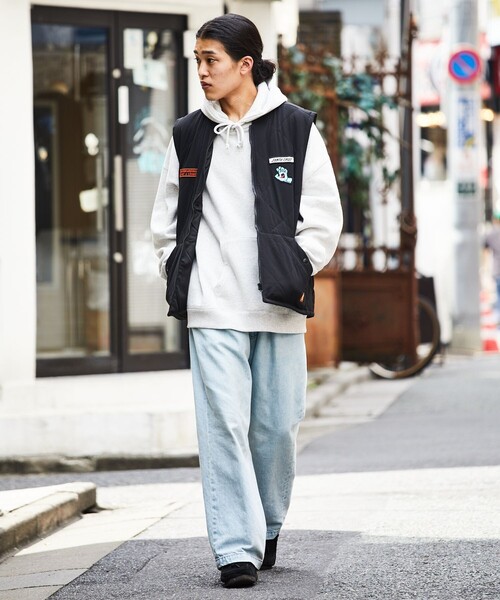 「FREAK'S STORE」 ベスト LARGE オリーブ メンズ_画像7