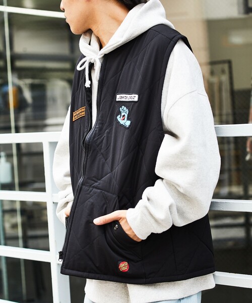 「FREAK'S STORE」 ベスト LARGE オリーブ メンズ_画像8