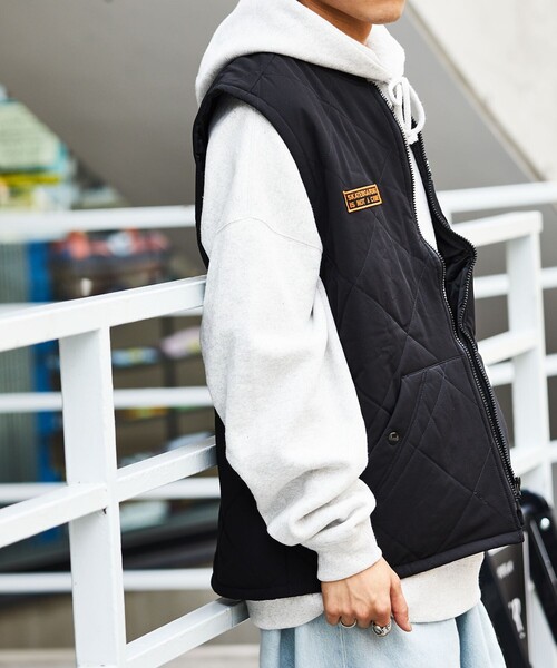 「FREAK'S STORE」 ベスト LARGE オリーブ メンズ_画像9