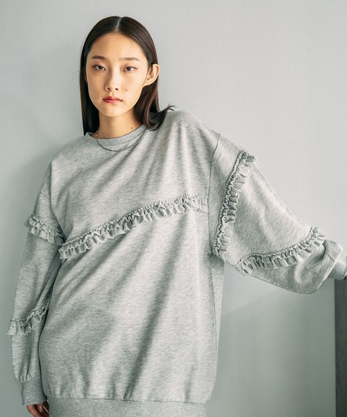 LEPSIM（レプシィム） チュニック フリル裏毛チュニック 639456
