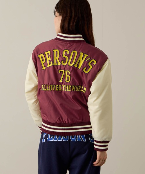 80~90s PERSON’S FOR MEN スタジャン PERSON'S（パーソンズ） スタジャン 別注デザイン スタジャン
