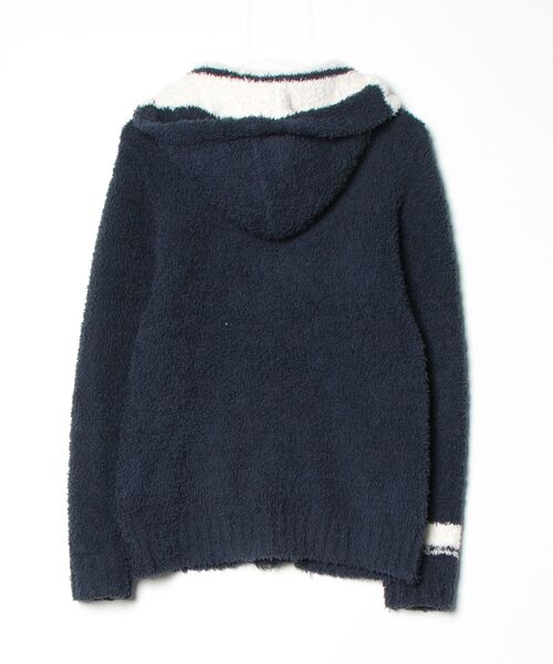 「BAYFLOW」 ジップアップパーカー 3 ネイビー レディース_画像2