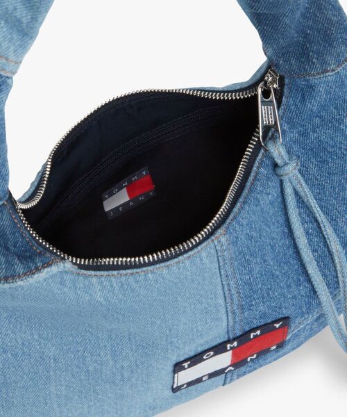 手作り☆2.5cm幅の取り外し可能ショルダーベルト☆デニム調パッチワーク風 TOMMY JEANS（トミー・ジーンズ） ショルダーバッグ バッグ