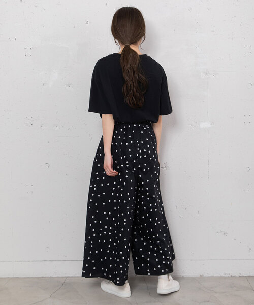 「POU DOU DOU」 イージーパンツ M スミクロ レディース_画像4