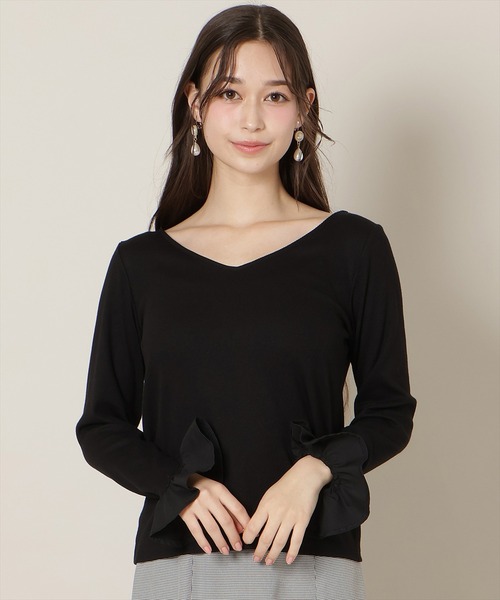 WILLSELECTION（ウィルセレクション） tシャツ フリルカフスインナー
