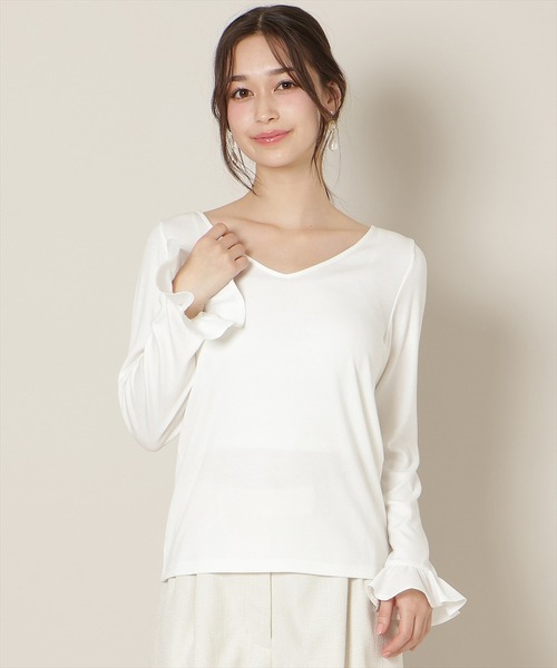 WILLSELECTION（ウィルセレクション） tシャツ フリルカフスインナー