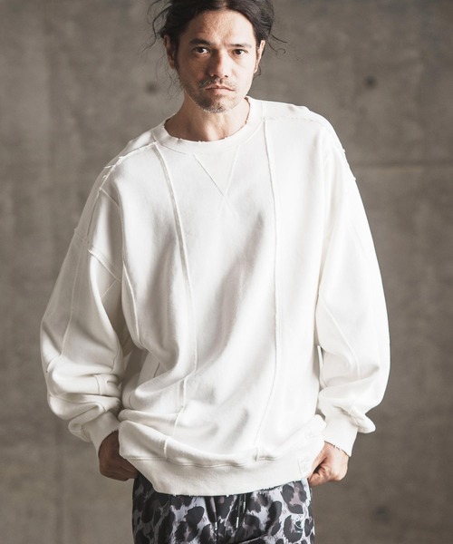 「GLIMCLAP」 スウェットカットソー S ブルー系その他 メンズ_画像3