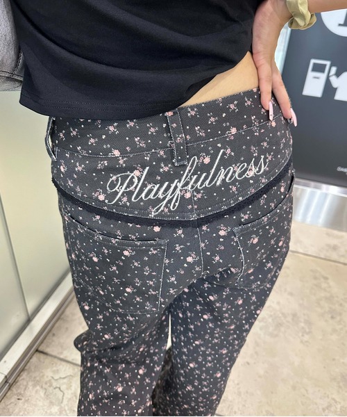 「sedacle girl」 パンツ SMALL カーキ レディース_画像3