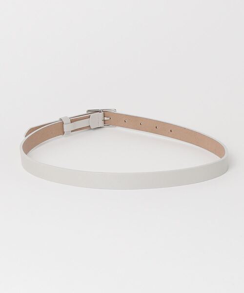 「BEAUTY&YOUTH UNITED ARROWS」 ベルト FREE シルバー レディース ベルト シンプル レザー ベルト レディース
