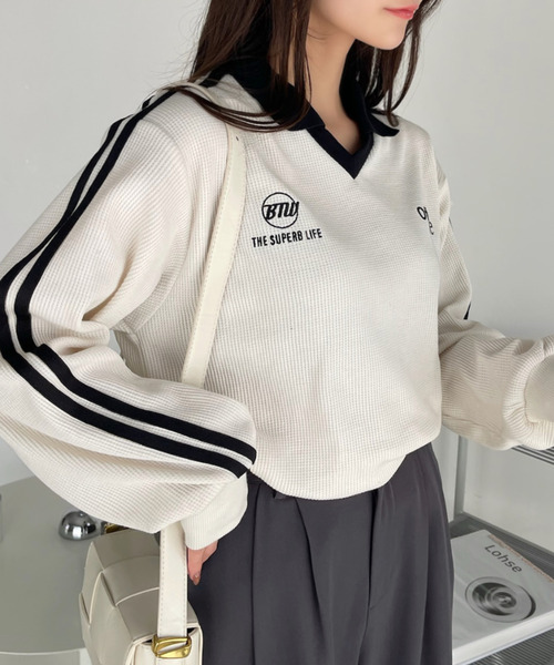 「Ada.」 長袖カットソー FREE アイボリー レディース_画像2