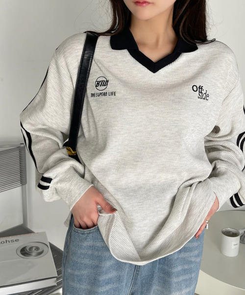 「Ada.」 長袖カットソー FREE アイボリー レディース_画像7