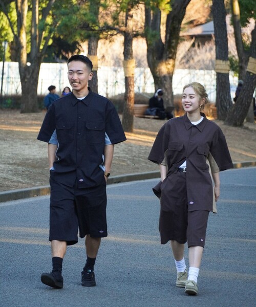 Dickies - ズボン下 「別注」/ バイ色合い 広広とした さる股引き メンズ