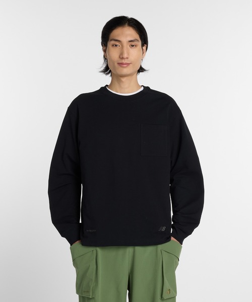 New Balance（ニューバランス） tシャツ NB GREY ポケット長袖 メンズ