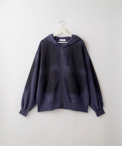 「SERACE」 ジップアップパーカー S ブルー メンズ_画像5