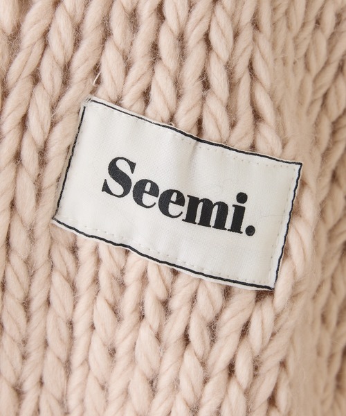 「Seemi. byNICECLAUP」 ジップアップパーカー FREE ピンクベージュ レディース_画像4