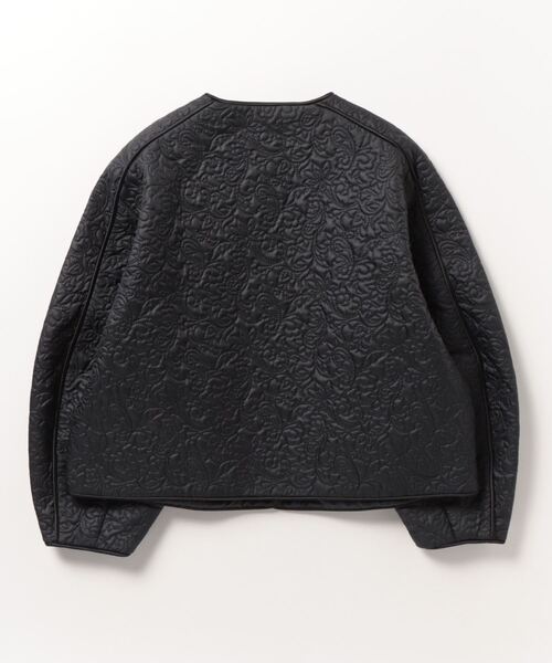 「UNITED ARROWS」 ノーカラージャケット 36 ブラック レディースの画像
