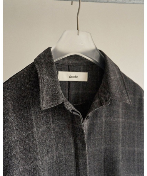 anuke（アンヌーク） オールインワン Check Shirts Combinaison