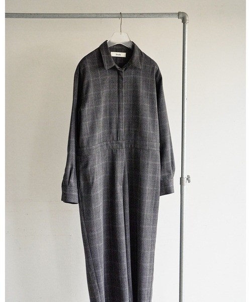 anuke（アンヌーク） オールインワン Check Shirts Combinaison
