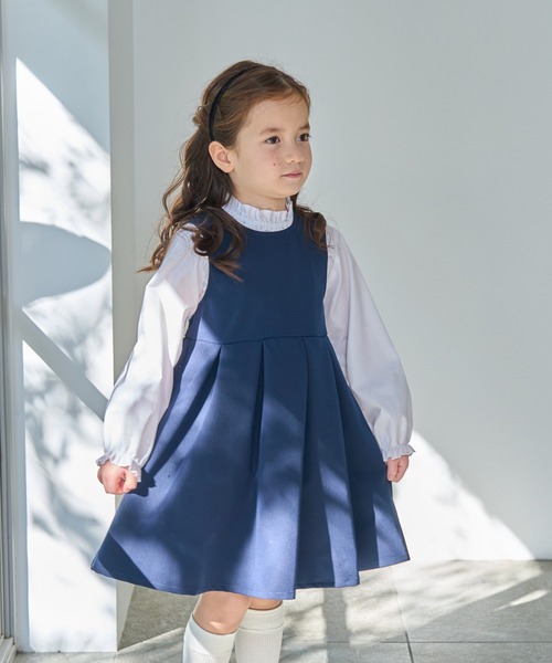 「pairmanon」 「KIDS」コンビワンピース 110 ネイビー キッズ_画像8