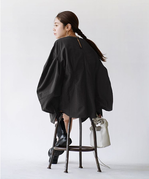 「e-zakkamania stores」 長袖ブラウス M ライトブルー レディース_画像5