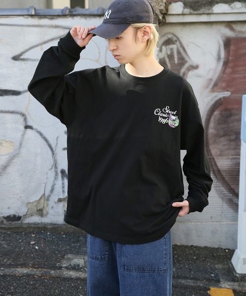 「AIRWALK」 長袖Tシャツ M ブラック メンズ_画像6