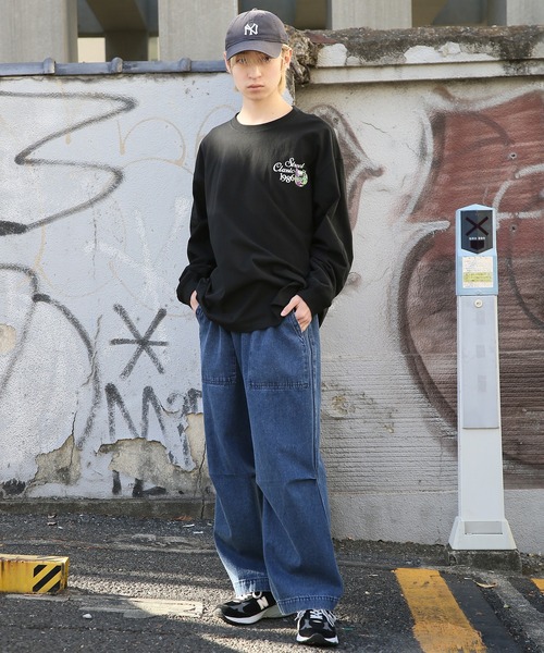 「AIRWALK」 長袖Tシャツ M ブラック メンズ_画像7