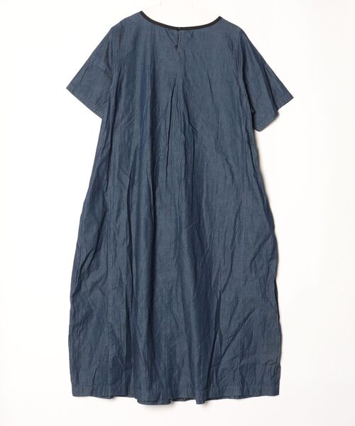 「Sunny clouds」 半袖ワンピース X-LARGE ブルー レディース_画像2